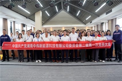 黨建引領中偉紅 | 湖南中偉新能源黨委獲評“湖南省先進基層黨組織”